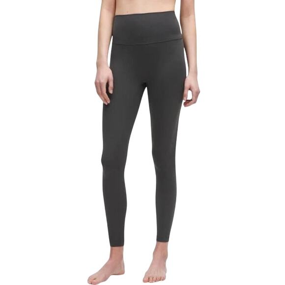 lululemon athletica Pants - Lululemon Align High Rise Leggings Size 6 Gray Super Soft Full Length